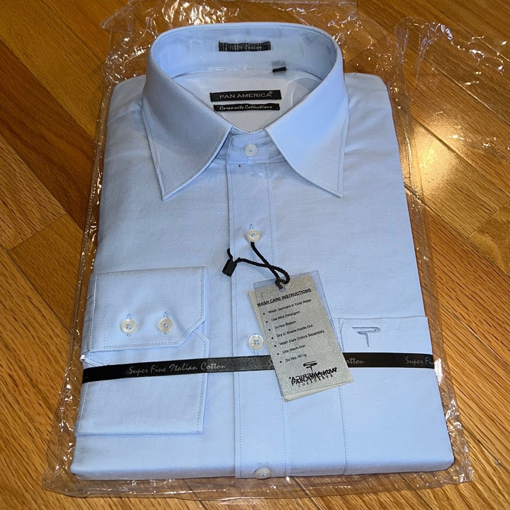 Men’s Button Down Shirt - Light Blue